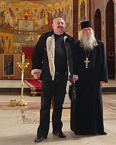 Н.И. Козицын с отцом Виссарионом